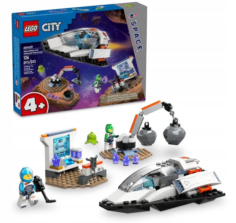 Lego City 60429 Loď a objevování asteroidů – stavebnice