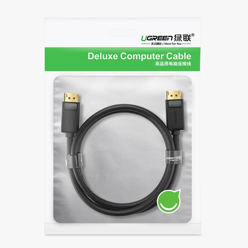 Kabel przewód DisplayPort 1.2 4K 2m czarny Model DP102