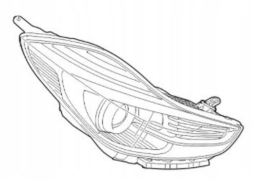 Hyundai ix20 (2015-2019) Prawy reflektor