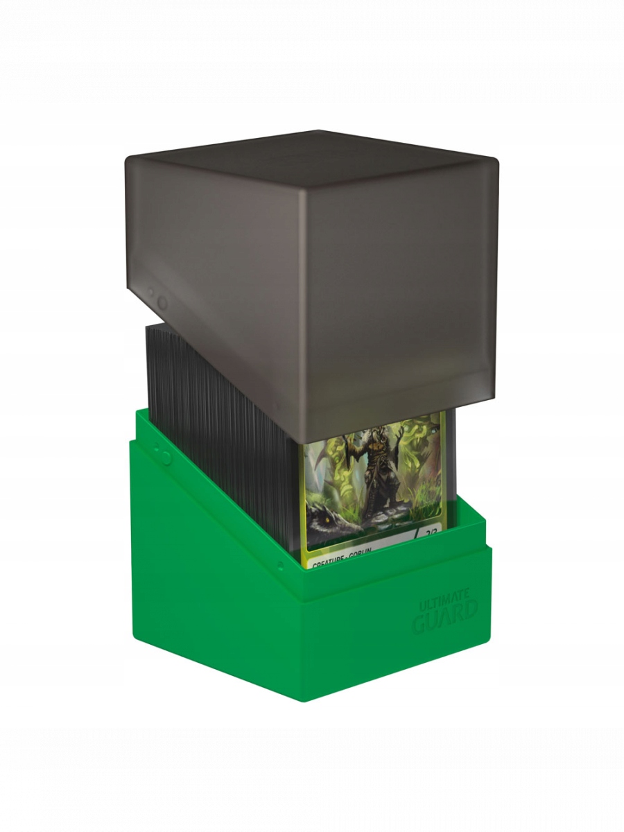 Pudełko na karty Ultimate Guard - Boulder Deck Case Black/Green