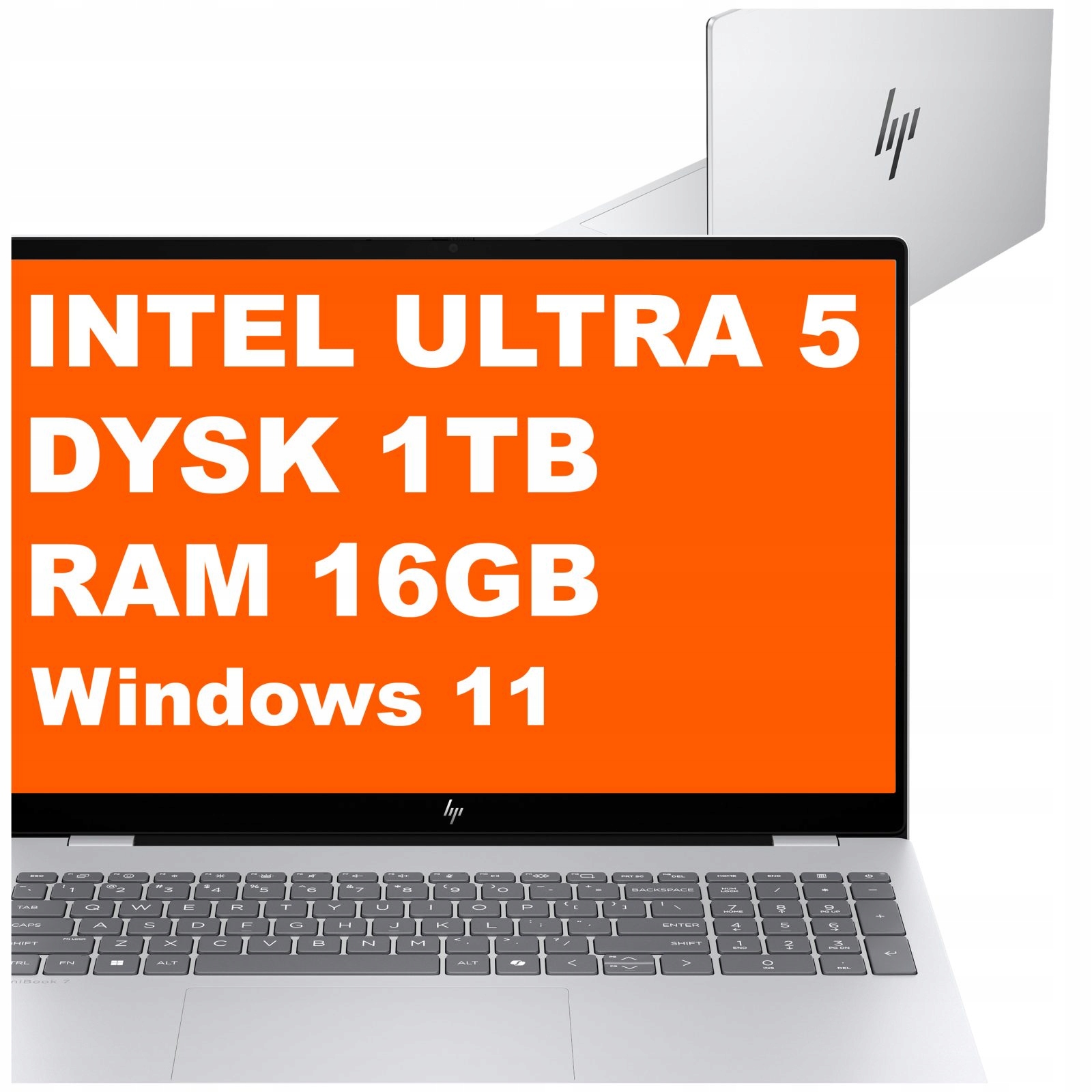 Laptop Hp OmniBook 7 Ai 16-ay Ultra 5 16GB 1TB Intel Arc 2.5k Win11 Srebrny