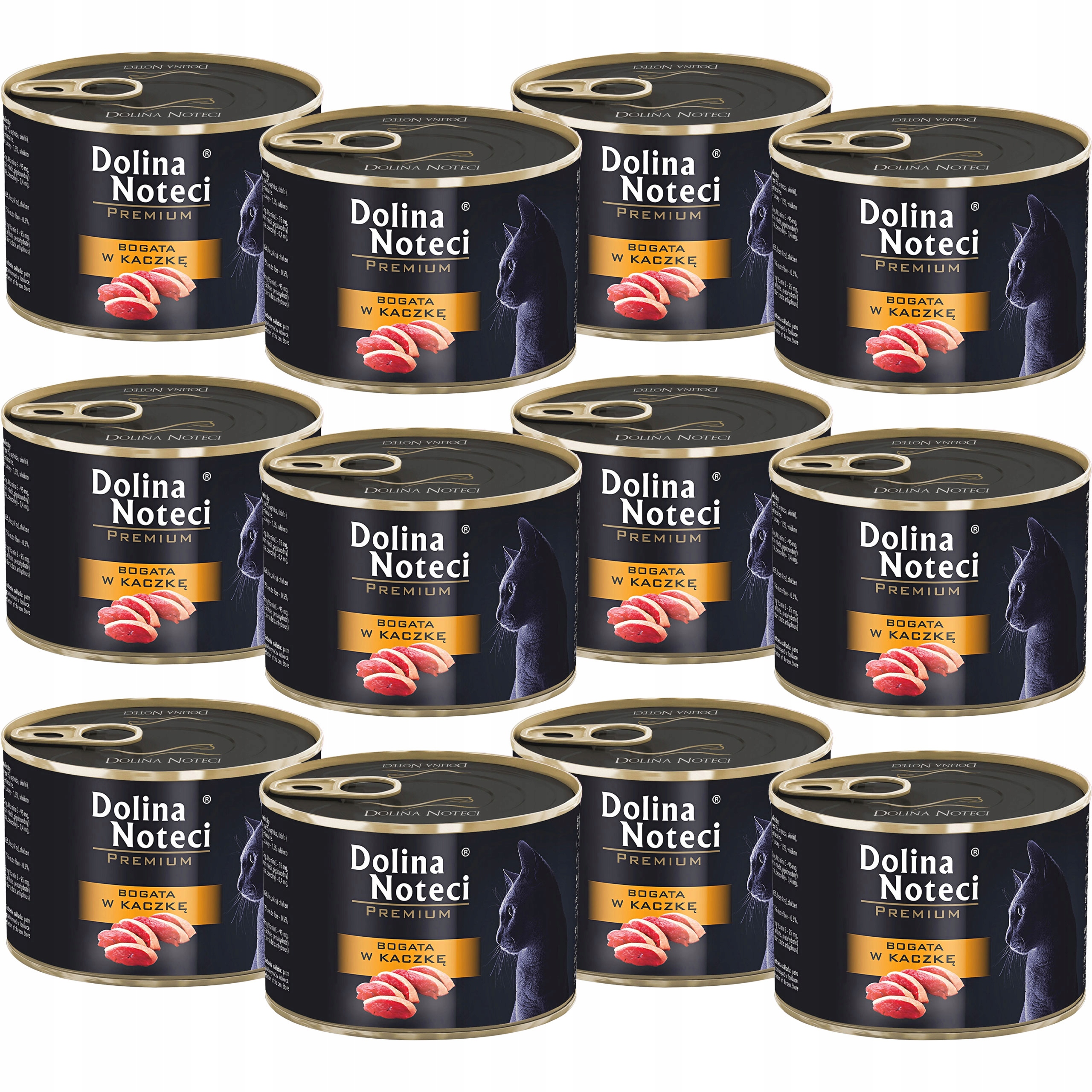 Levně Dolina Noteci Premium Krmivo pro kočky kachna 12x185g