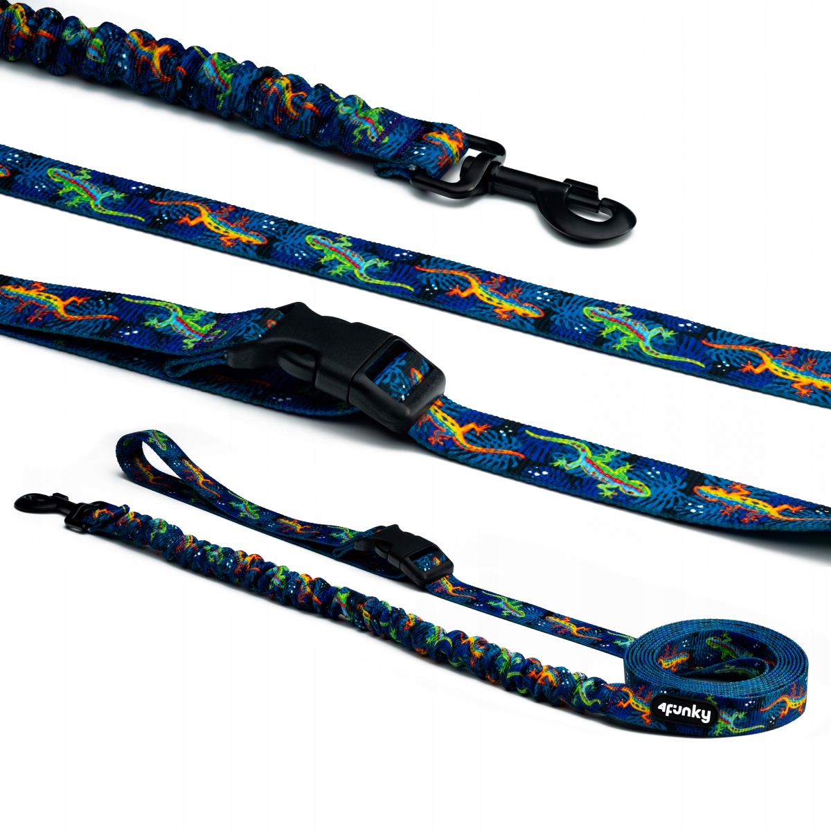 Levně Vodítko pro psa 350 cm|4 Funky|Wild Gecko, dlouhé, odpružené