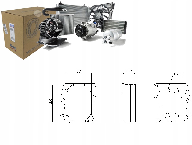 Chladič Oleje Citroen Jumper Fiat Ducato Ford To