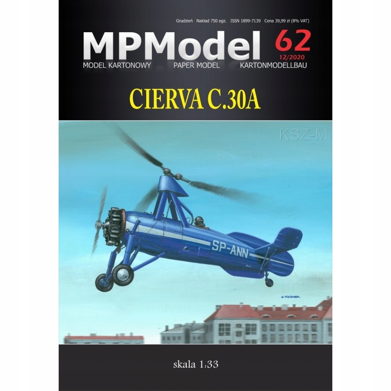 MPModel 62 Wiatrakowiec Cierva C.30a 1:33