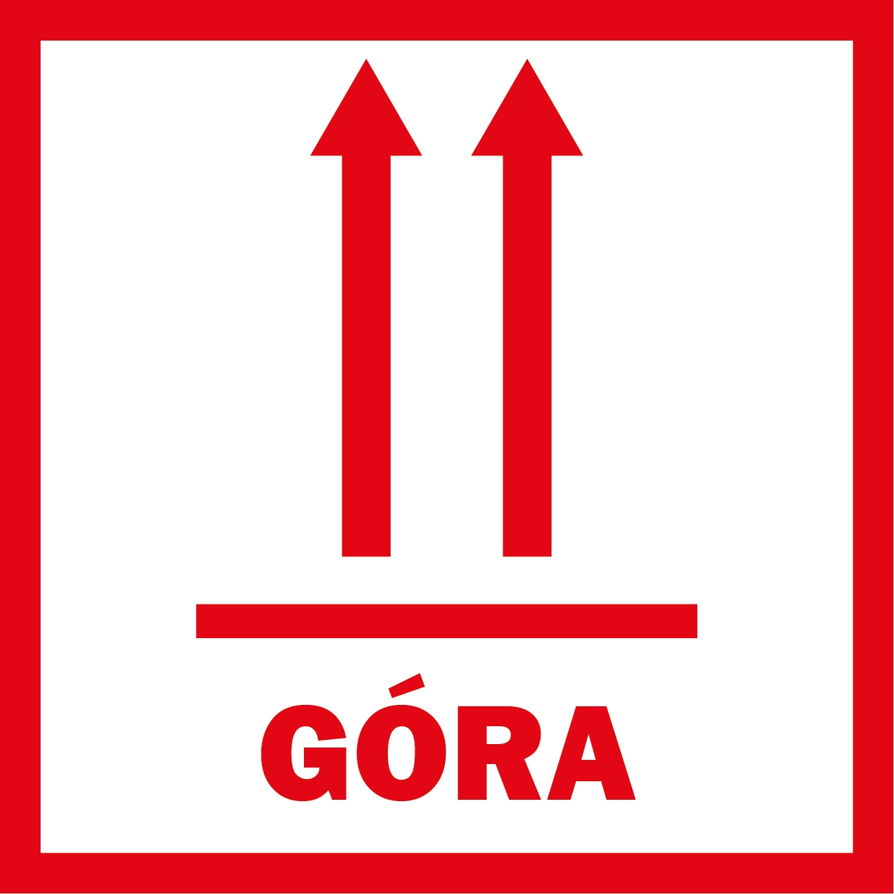 

Etykieta logistyczna "Góra"