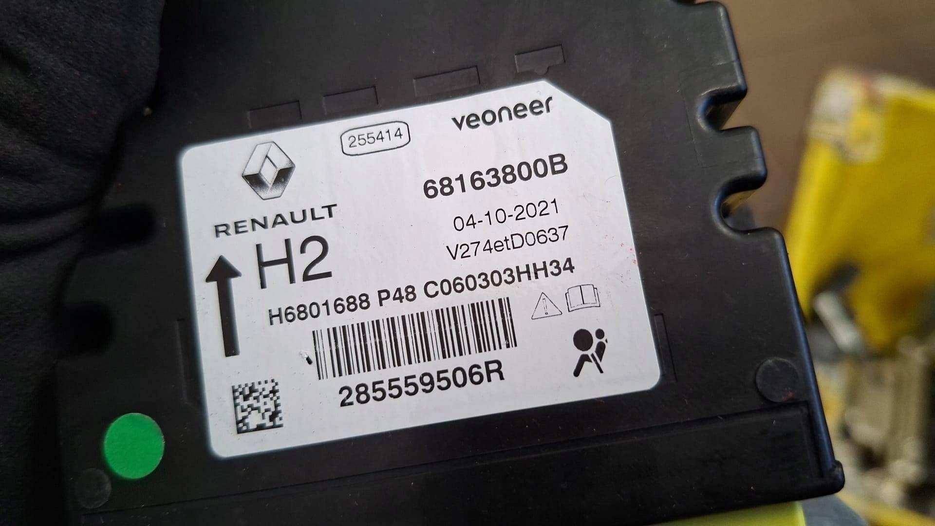 module control unit airbag Renault Megane V E-Tech 285559506R