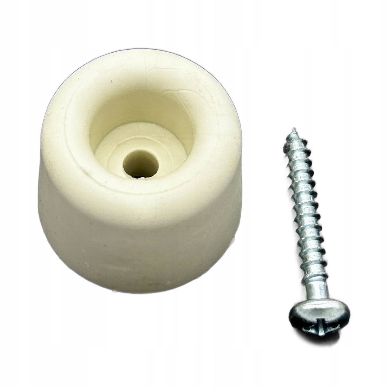 STOPER ODBOJNIK DO DRZWI BIAŁY GUMOWY 40 Metafranc