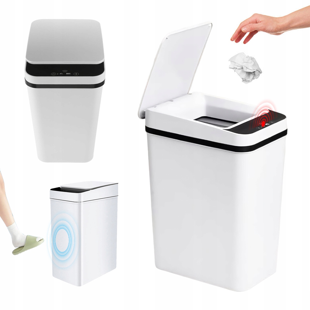 odpadkový koš 12 l s automatickým senzorem 24*16*32 do kuchyně a koupelny