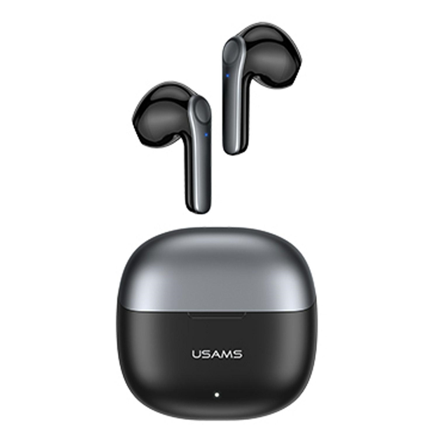 Usams Sluchátka Bluetooth 5.1 Twsxh Series Dual mic bezdrátová černá/bl