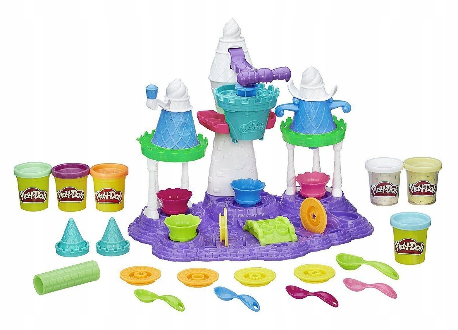 Ciastolina Lodowy zamek Play-Doh B5523 HASBRO LODY DUŻY ZESTAW ŚWIĄTECZNY Kod producenta B5523