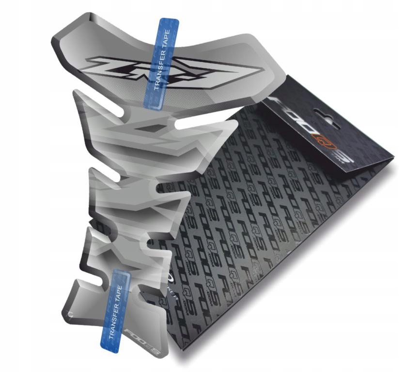 Tank-pad od firmy Fooqs pro Kawasaki ZR-7 Stříbrný