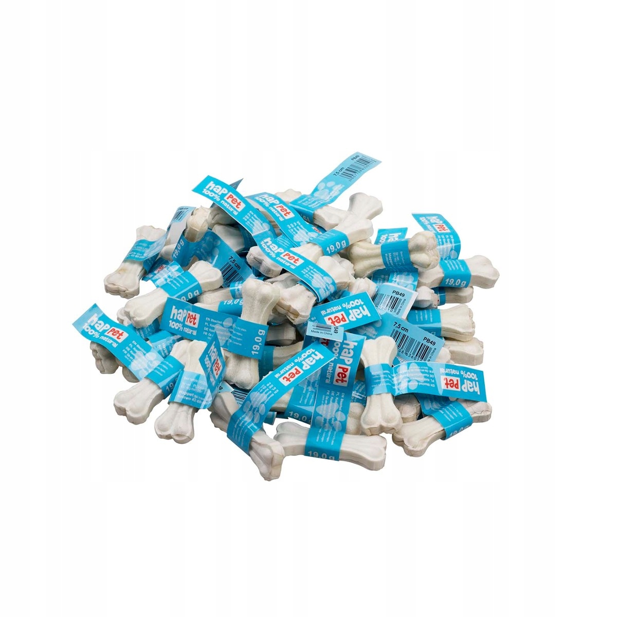 Kousátka pro psa bílé kosti 15 cm, 30 ks