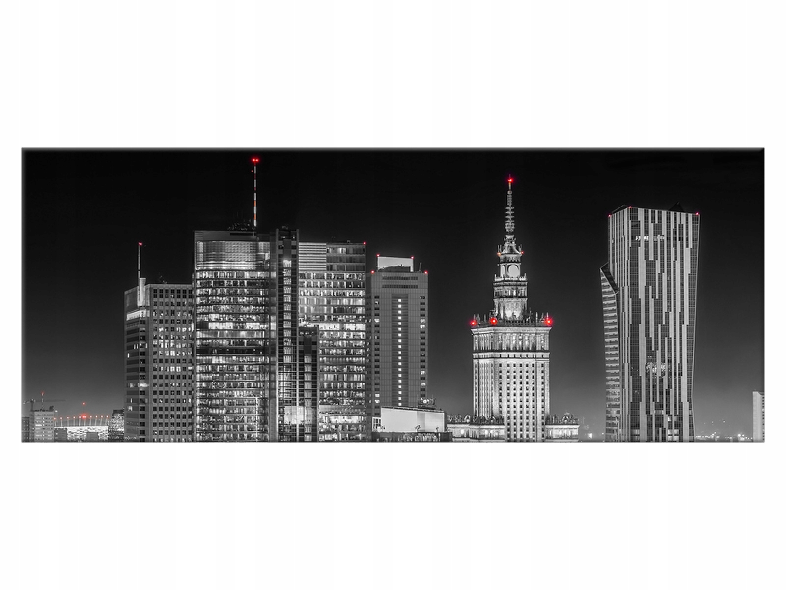 

Obraz Warszawa nocą 100x40 Architektura 2197A_1I