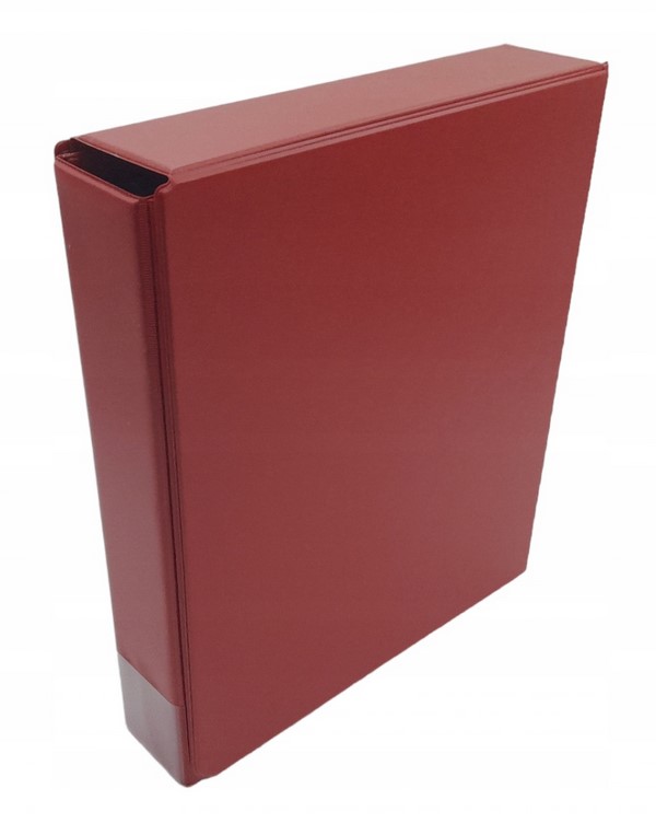 Album Klaser Pouzdro Na Známky A4 20 Stran Červené MM-Sbírky