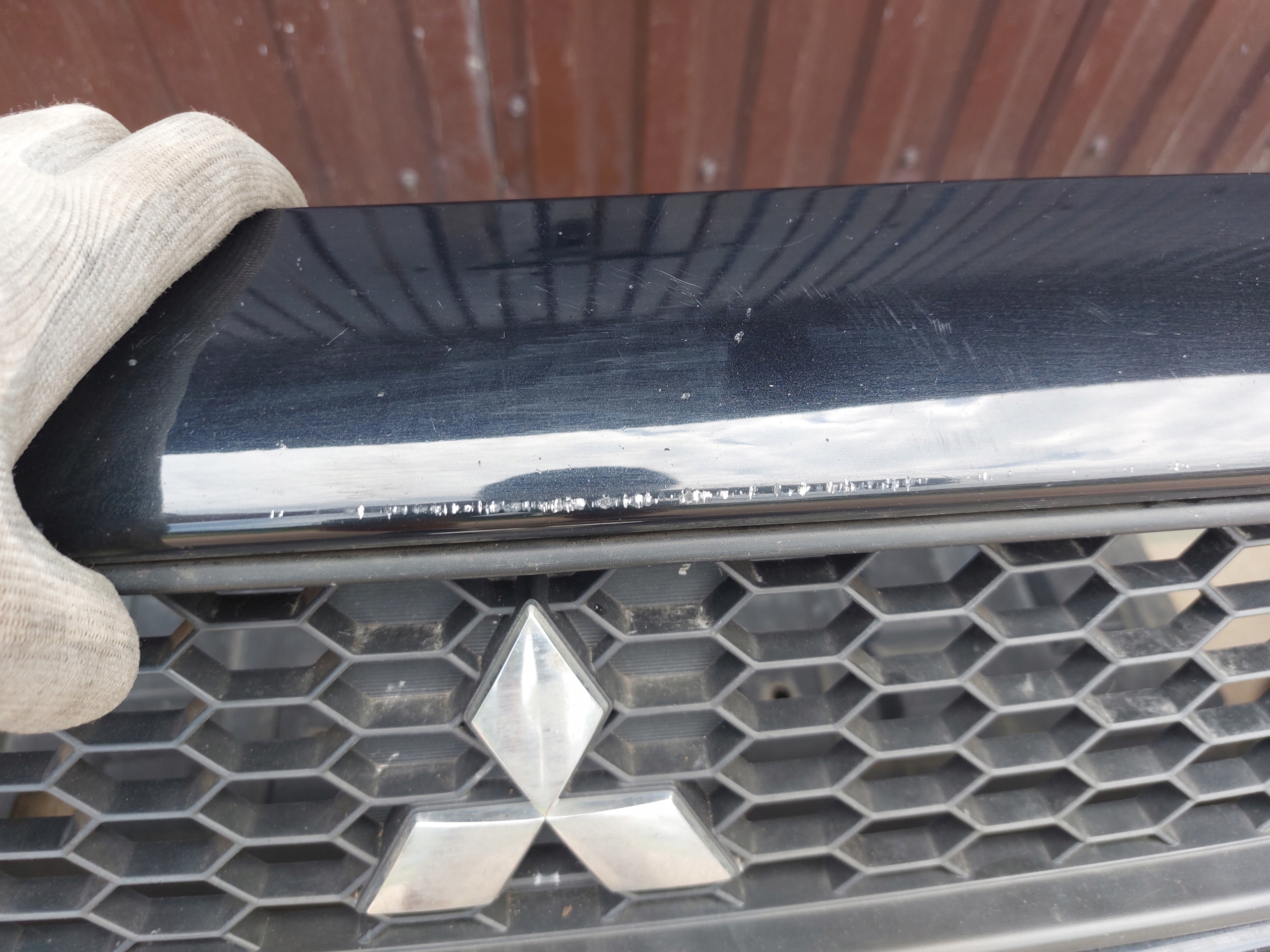 bumper front MITSUBISHI COLT 6 VI LIFT 08-12 6400C105 black