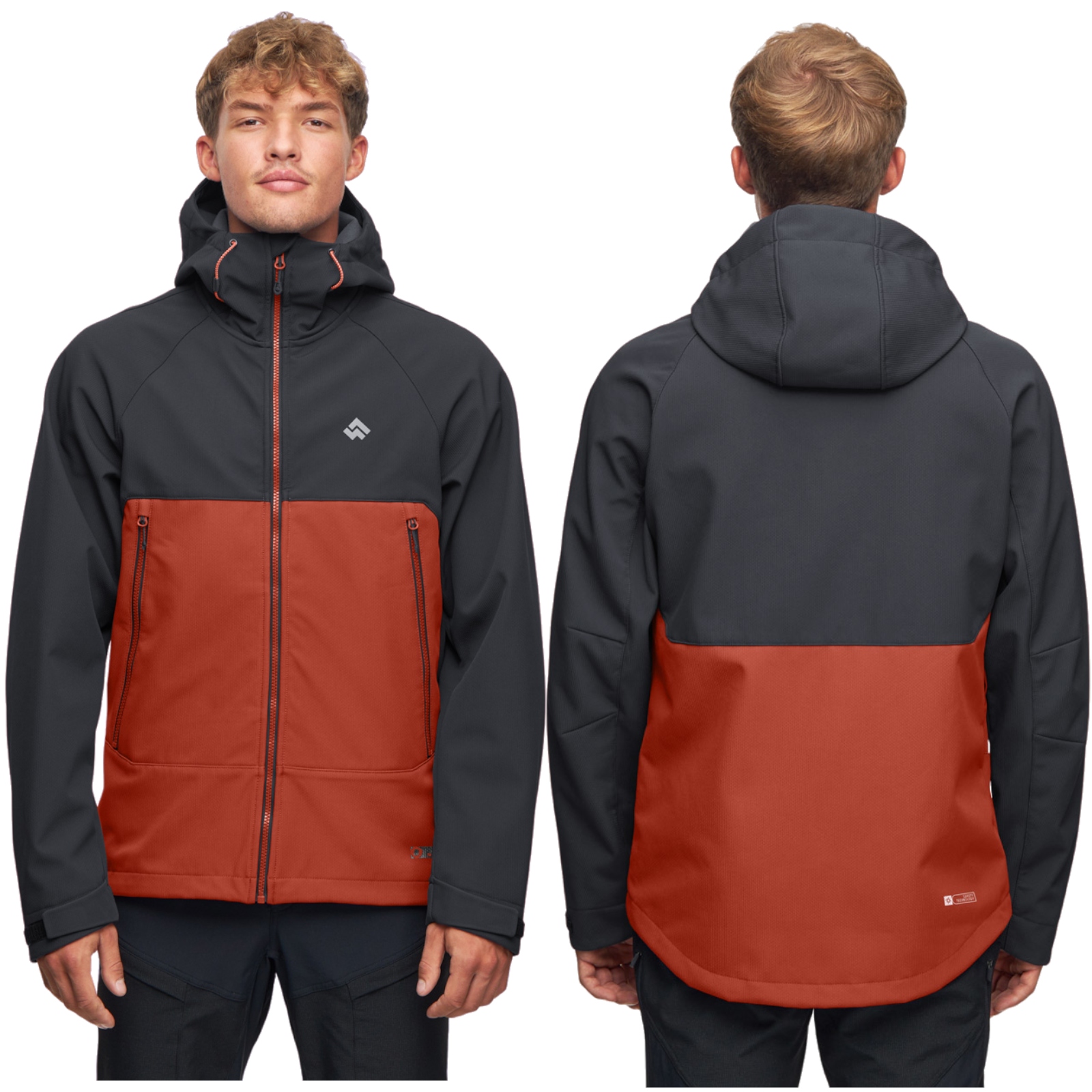 Softshellová Bunda Alpinus Nepromokavá S Kapucí Pelat Pelat 2XL