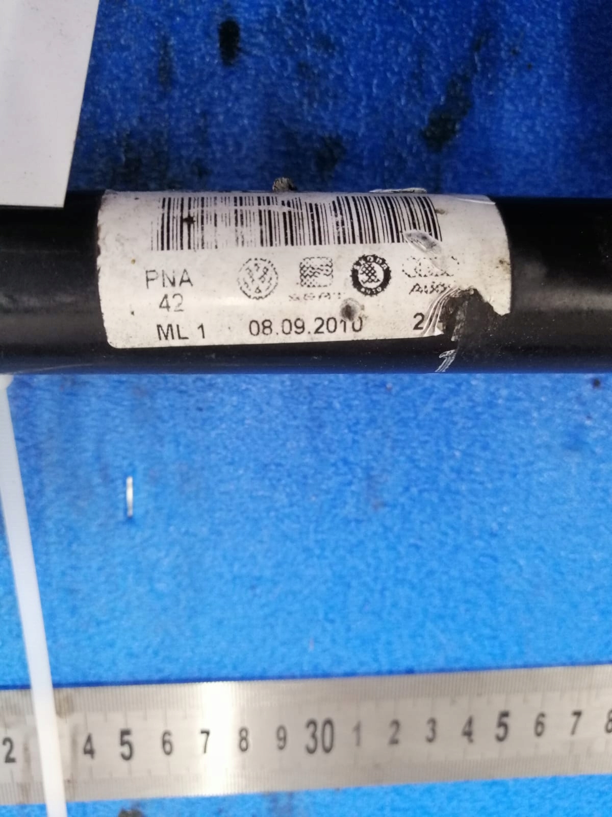 semi-axis VW POLO 2010 R left 1.2 TDI 6R0407761A