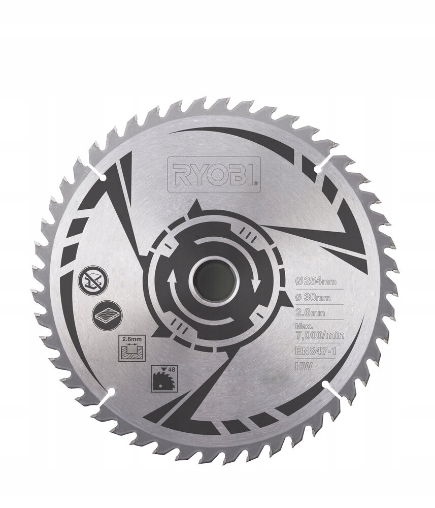 

Ryobi Tarcza Widiowa Do Drewna 254/30/48