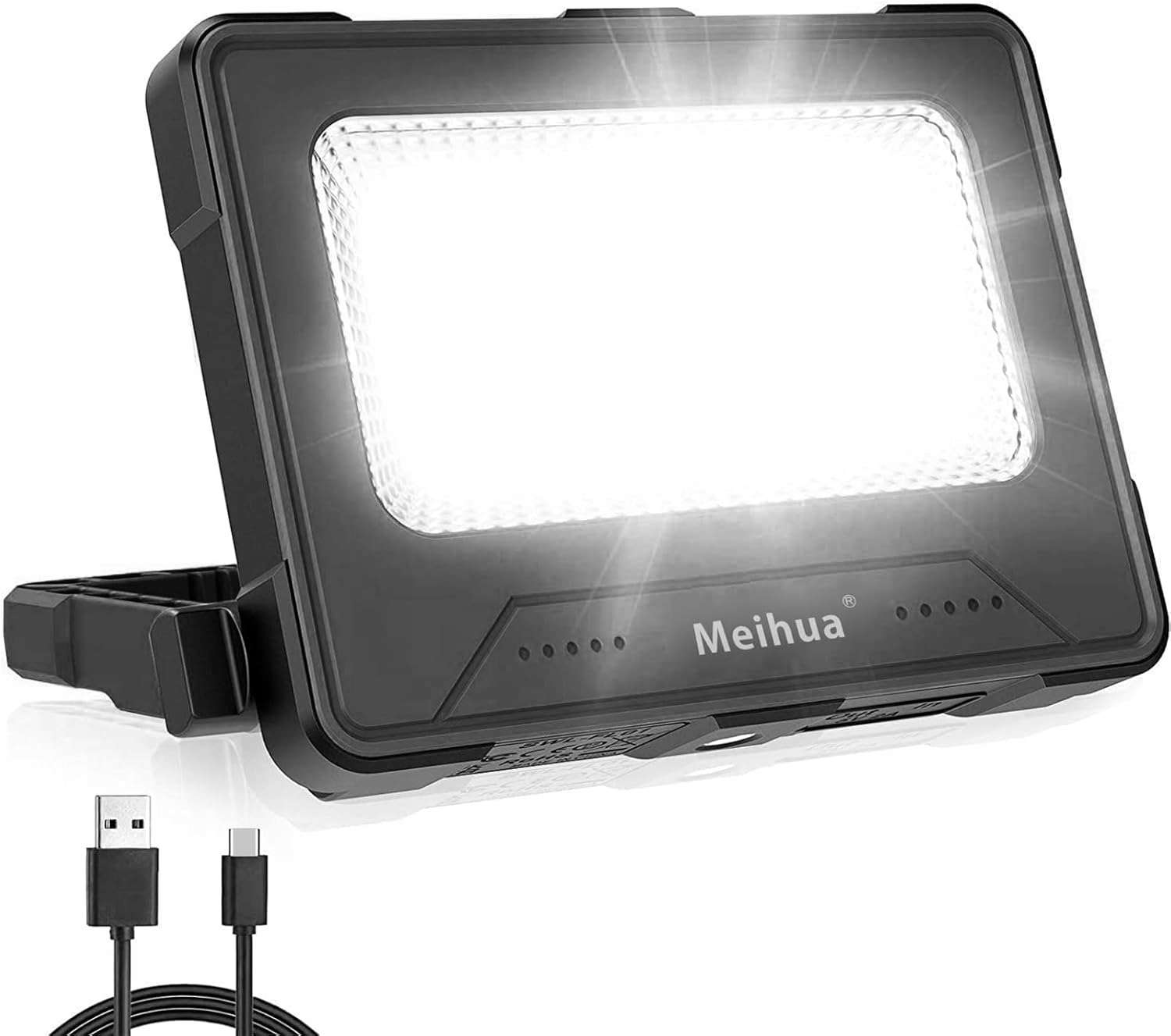 Pracovní Led reflektor, 60 W, akumulátor 12000 mAh, vodotěsný, přenosný