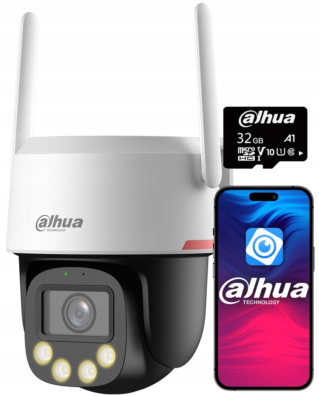 Otočná kamera WiFi 4K Dahua P8F-PV 8MPx WizColor s Ai analýzou 32 Gb