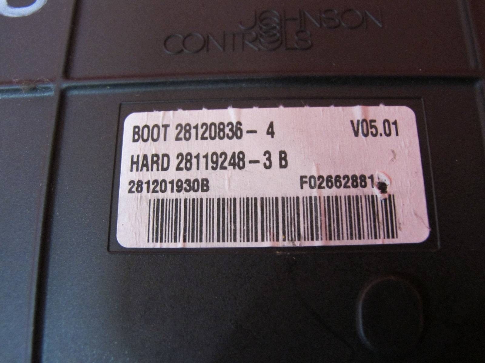 CITROEN C4 PICASSO and UA PEUGEOT module control unit compartment BSI 9664059080