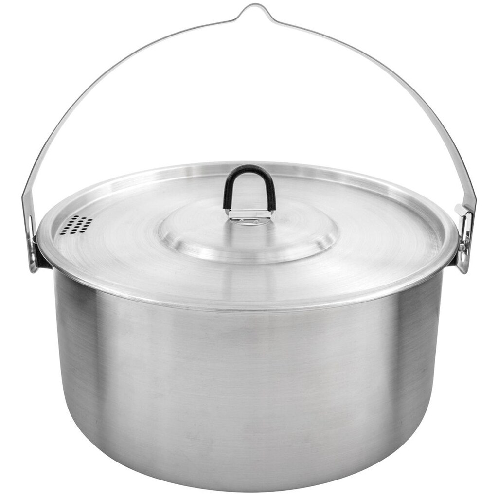 Nerezový turistický hrnec na kempování s rukojetí Tatonka Kettle II 4,0 l