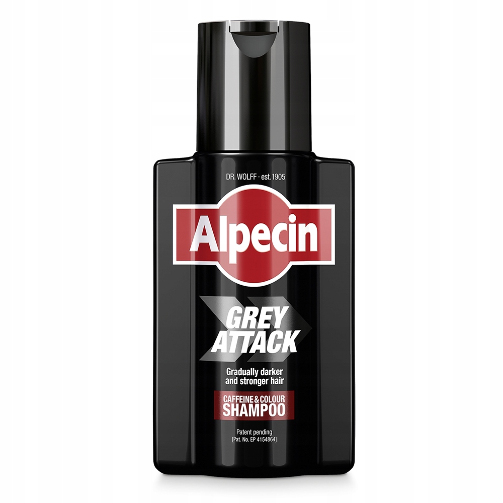 Alpecin Grey Attack Szampon Koloryzujący Męski Przeciw Siwieniu, 200 ml