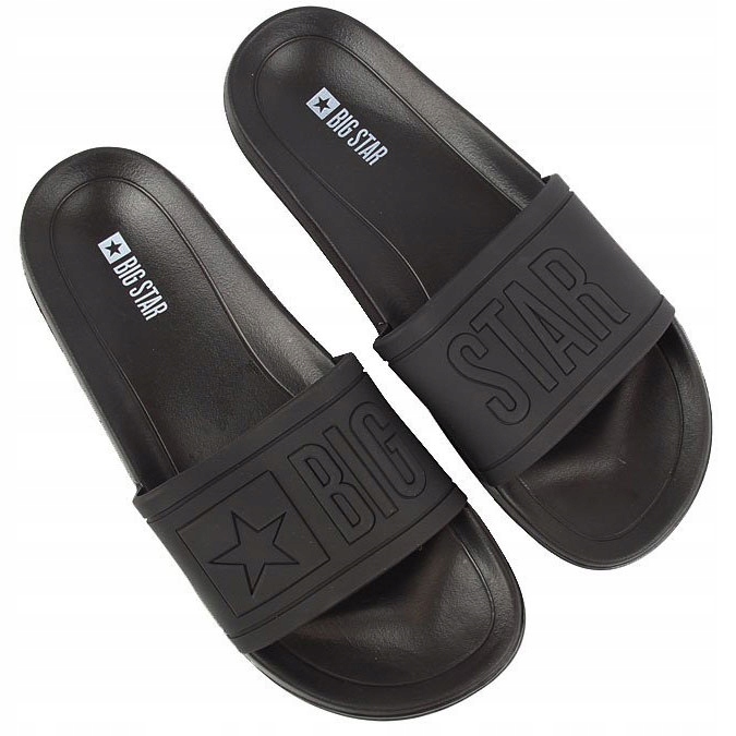 

Klapki gumowe Męskie czarne Big Star DD174690 43