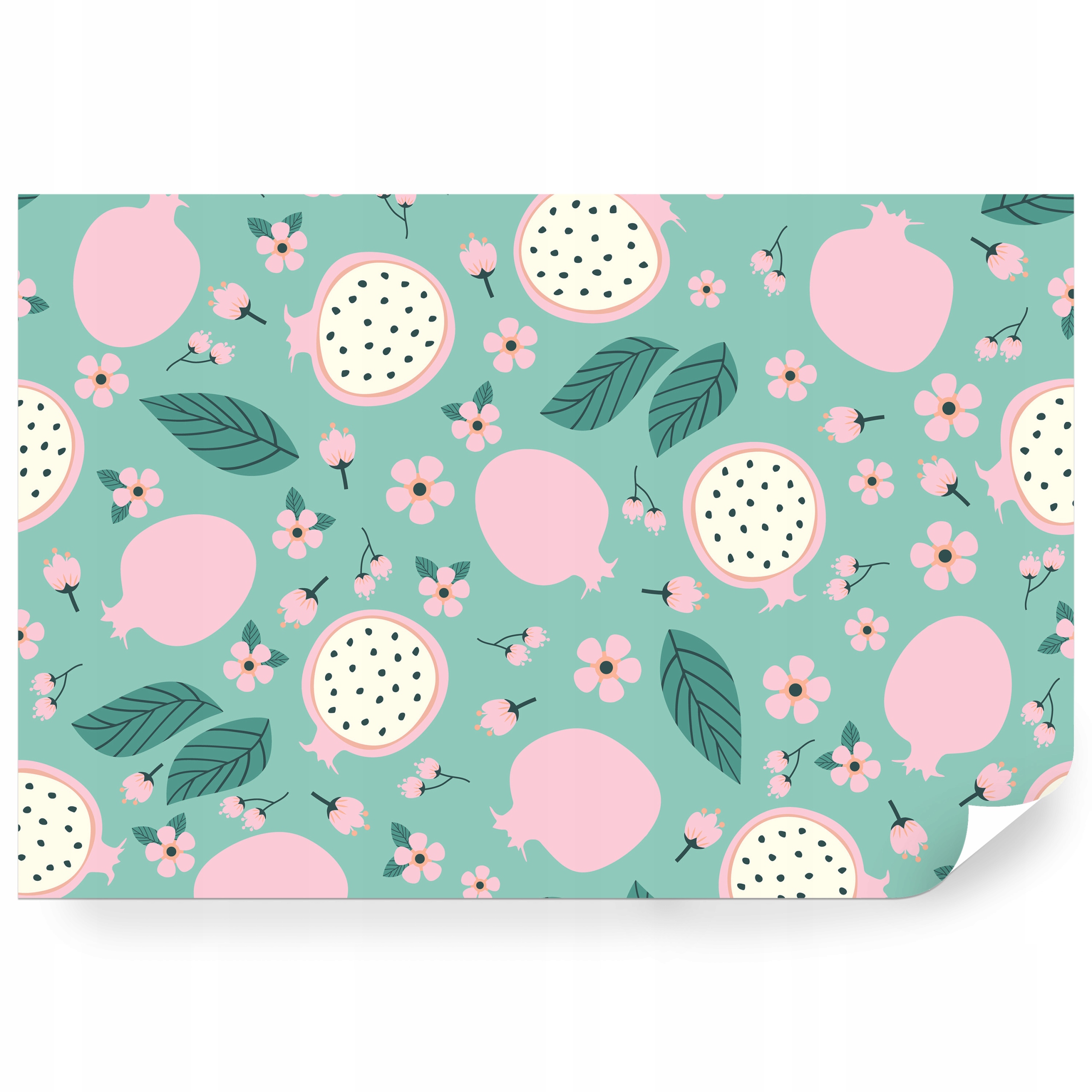 Fototapeta samolepicí Ilustrace Barevné Ovoce Granátové Jablko 416 x 290 cm