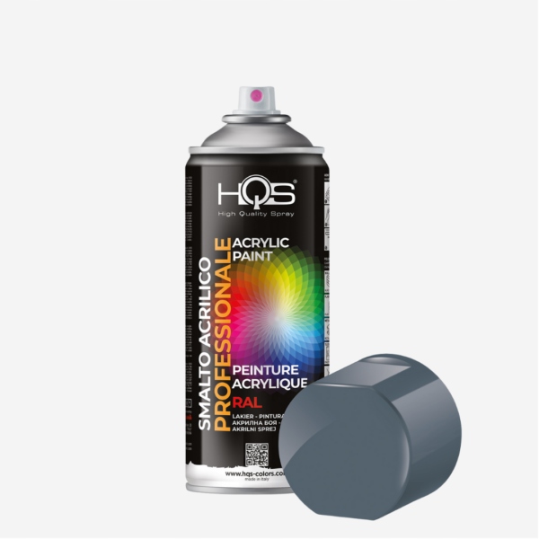 Hqs Spray Lakier Uniwersalny 400ML Ral 7031 Szary Niebieski Połysk