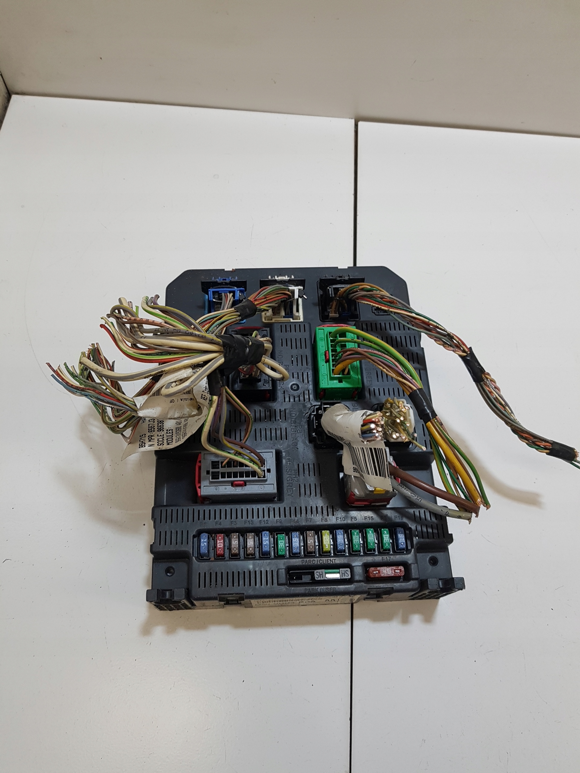 compartment module BSI CITROEN C4 9663798580