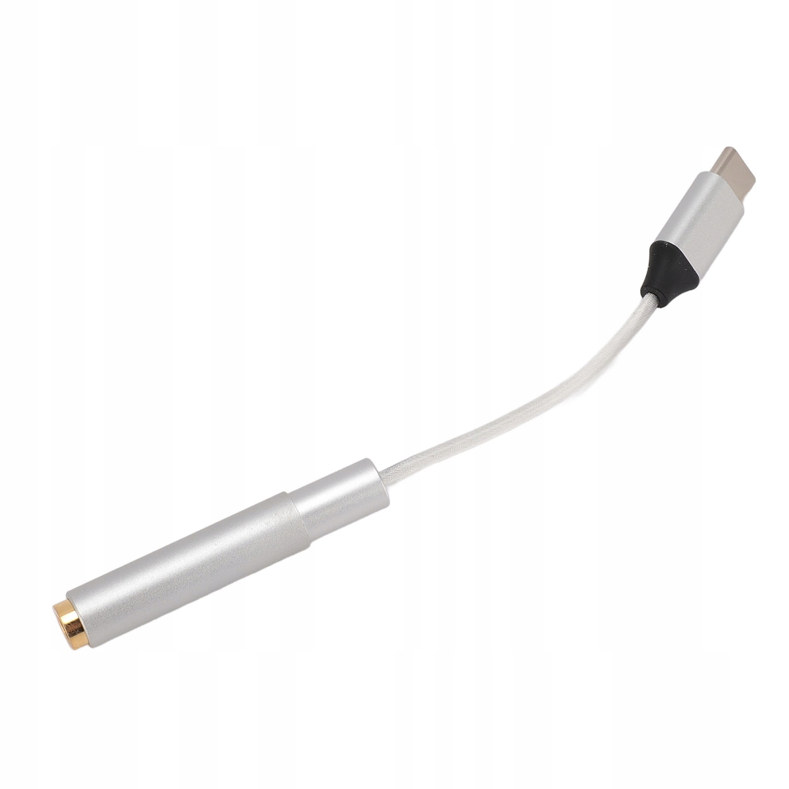 Adapter gniazda słuchawkowego USB C na AUX Obsługa 32 bitów 384 kHz PCM USB Marka bez marki