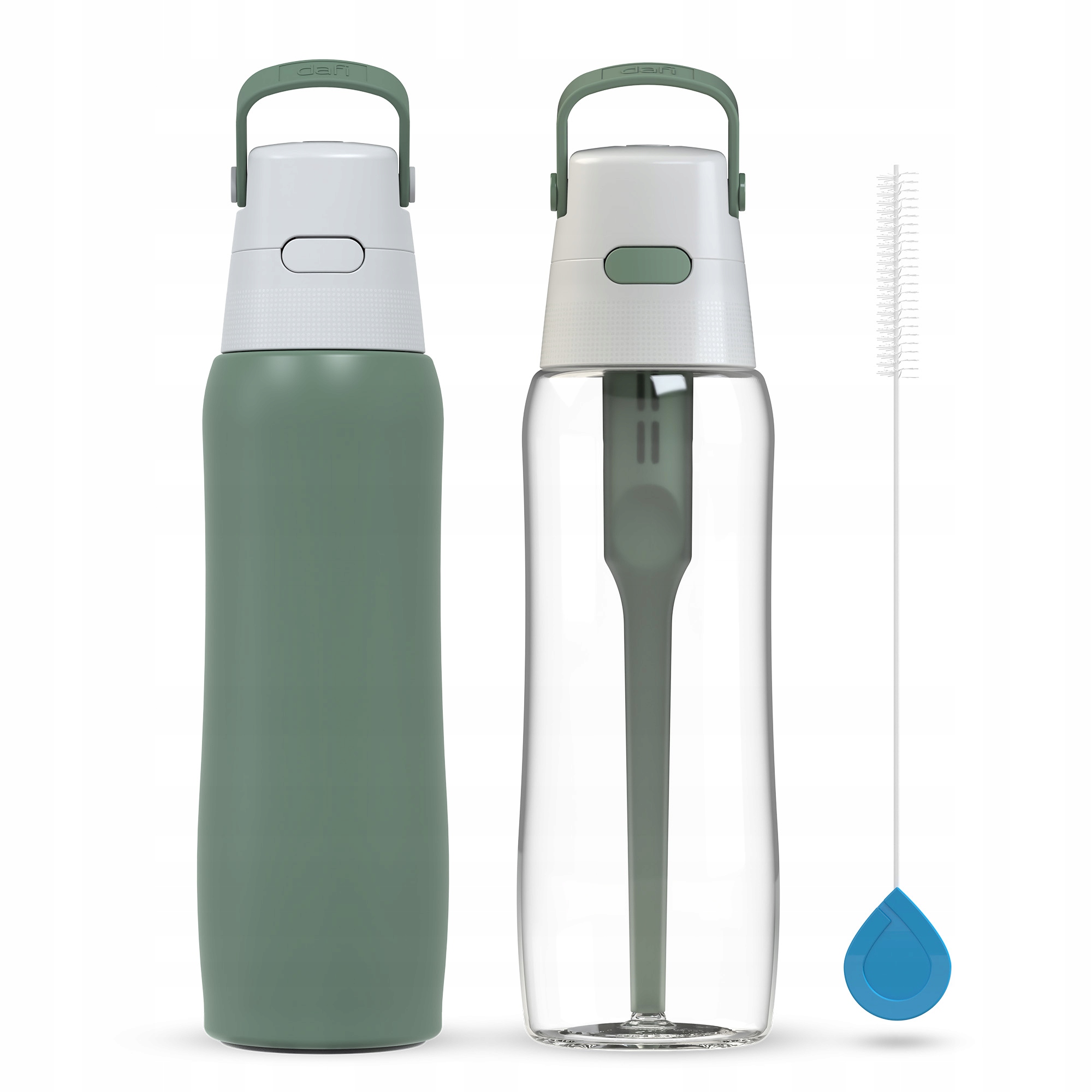Dafi sada B2U3 Filtrační láhev Solid Steel Cold kartáček