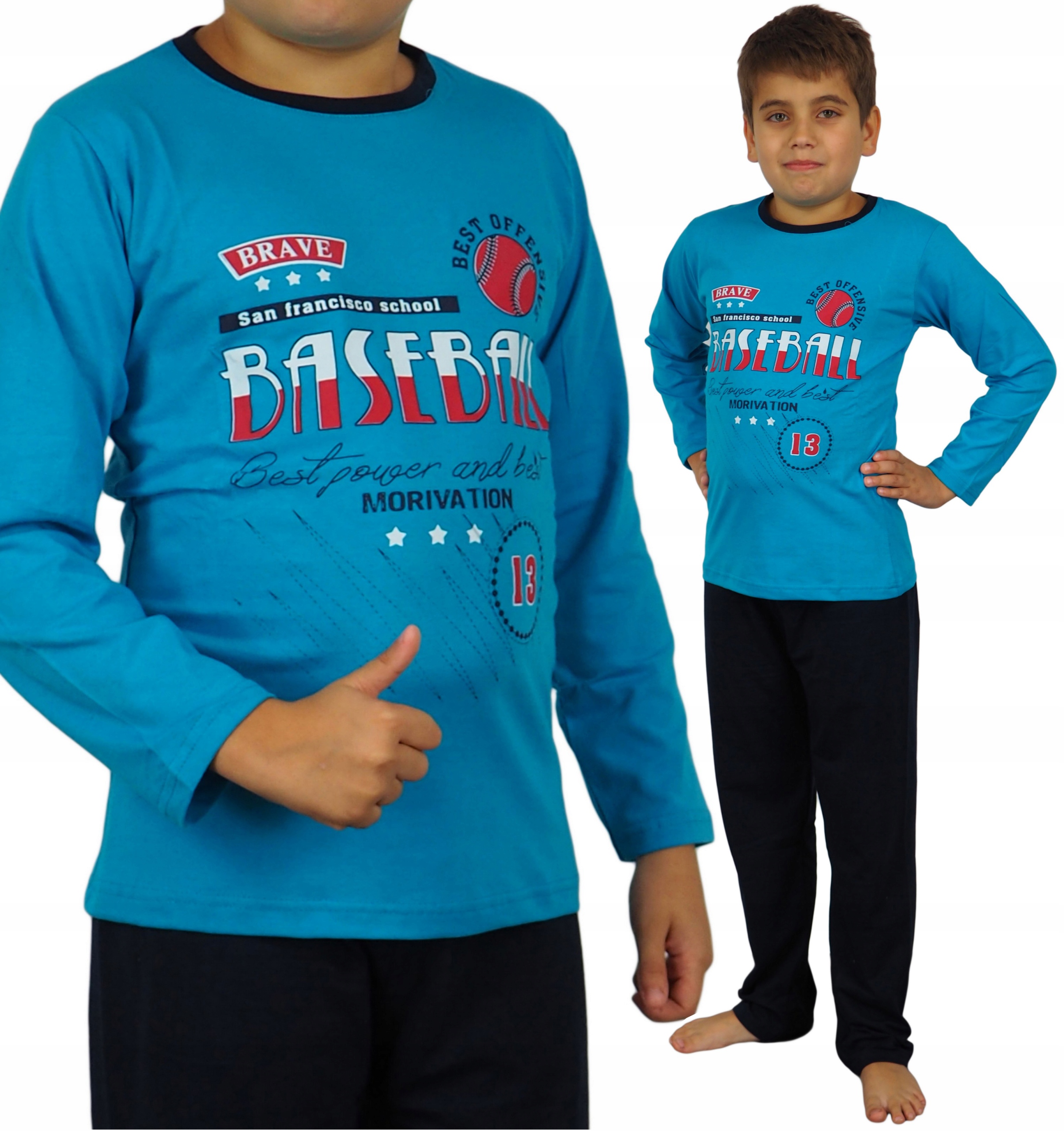 

Piżama Dziecięca Chłopiec 140/146 bawełna