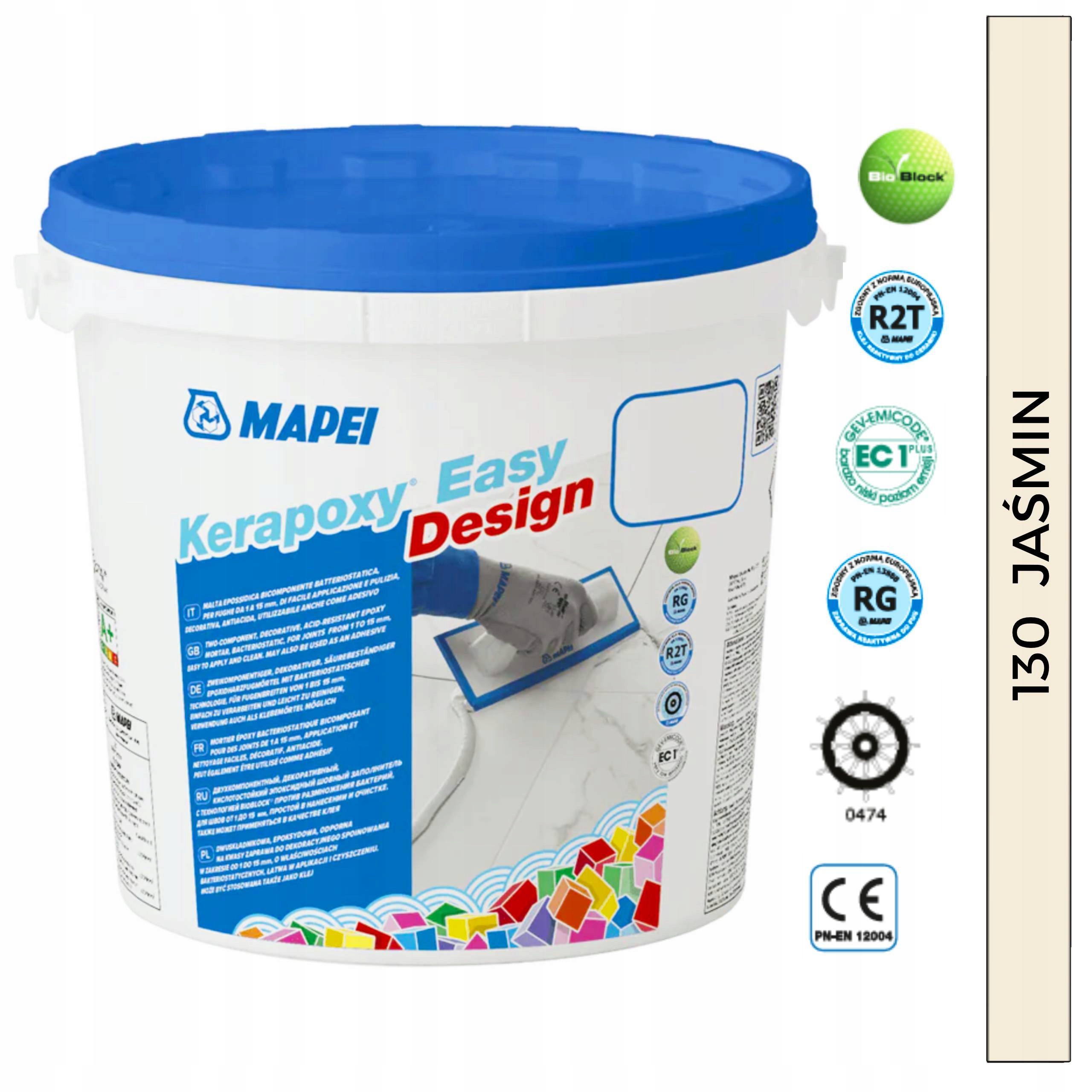 Mapei Epoxidová fuga Kerapoxy Easy Design 3 kg Kyselinovzdorná 130 Jasmín