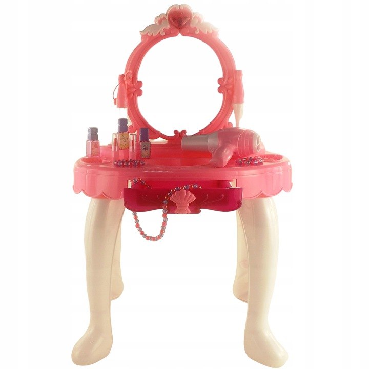 Туалетний столик для дівчинки рожевий звуки СВЕТА825 батареї 5X AA не включені