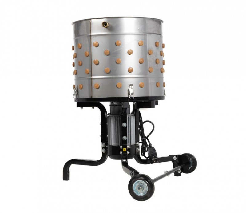 Elektryczna maszyna SKUBARKA do kur drobiu pierza 1kW 230V 111 palców IP55 Model ZI-GRM 1100