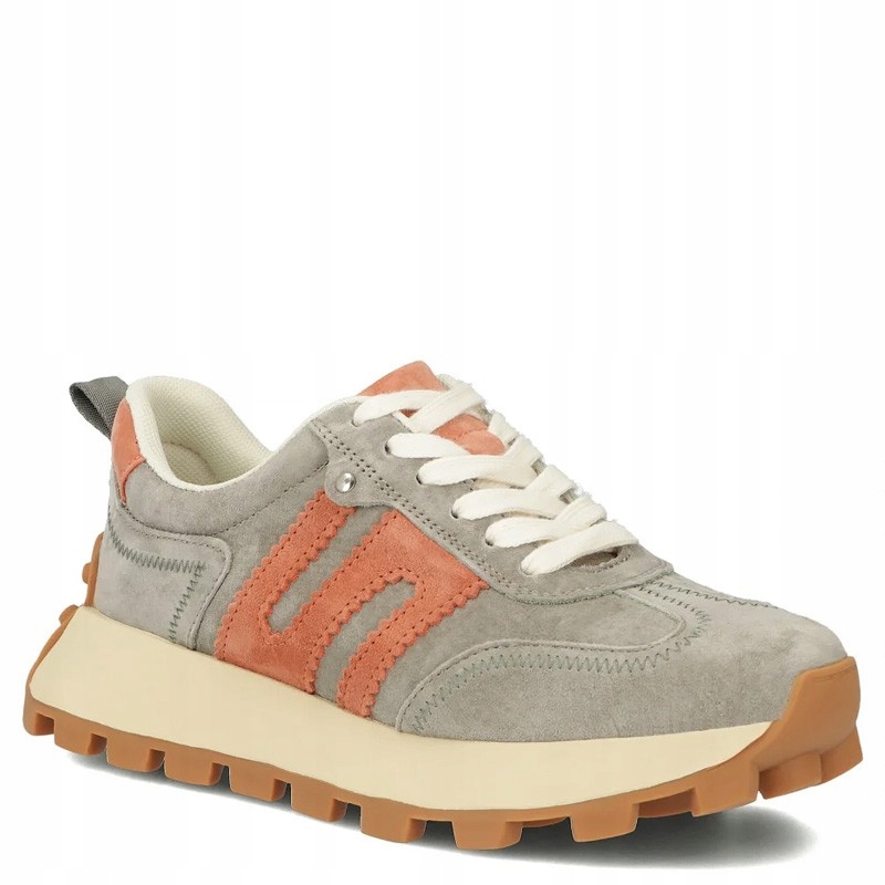 Filippo DP6743 Šedé Kožené Tenisky 40