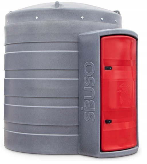 Двопланарний Дизельний бак 2500л