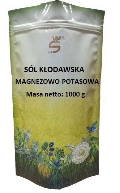 SÓL MAGNEZOWO-POTASOWA DO KĄPIELI KŁODAWSKA / 1000g / 1kg
