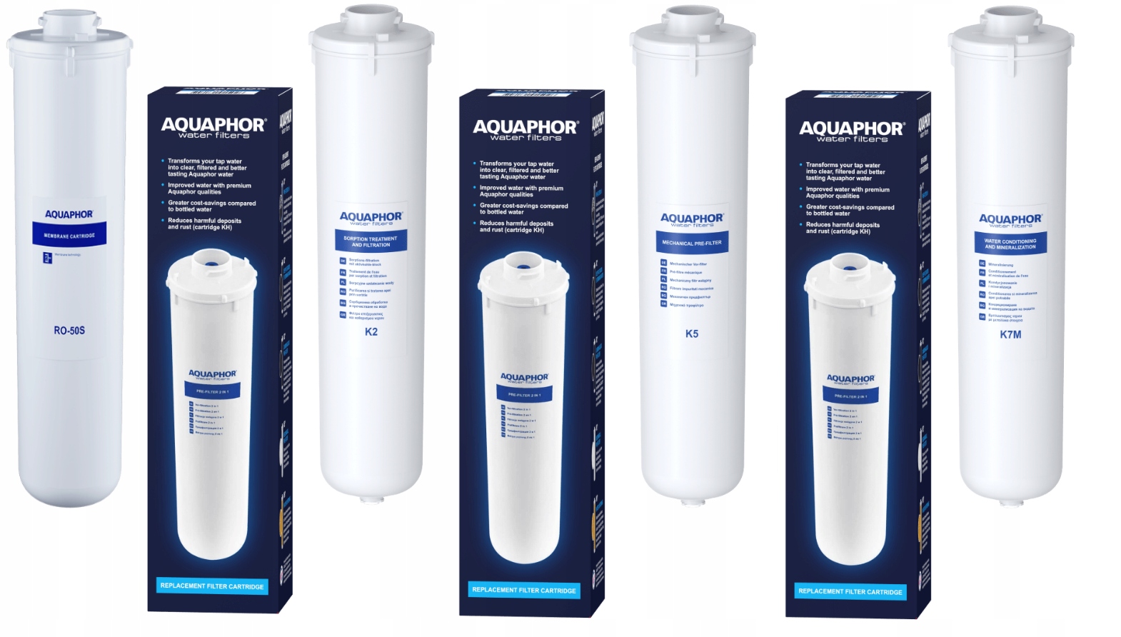 

Wkłady duży serwis Aquaphor Morion membrana