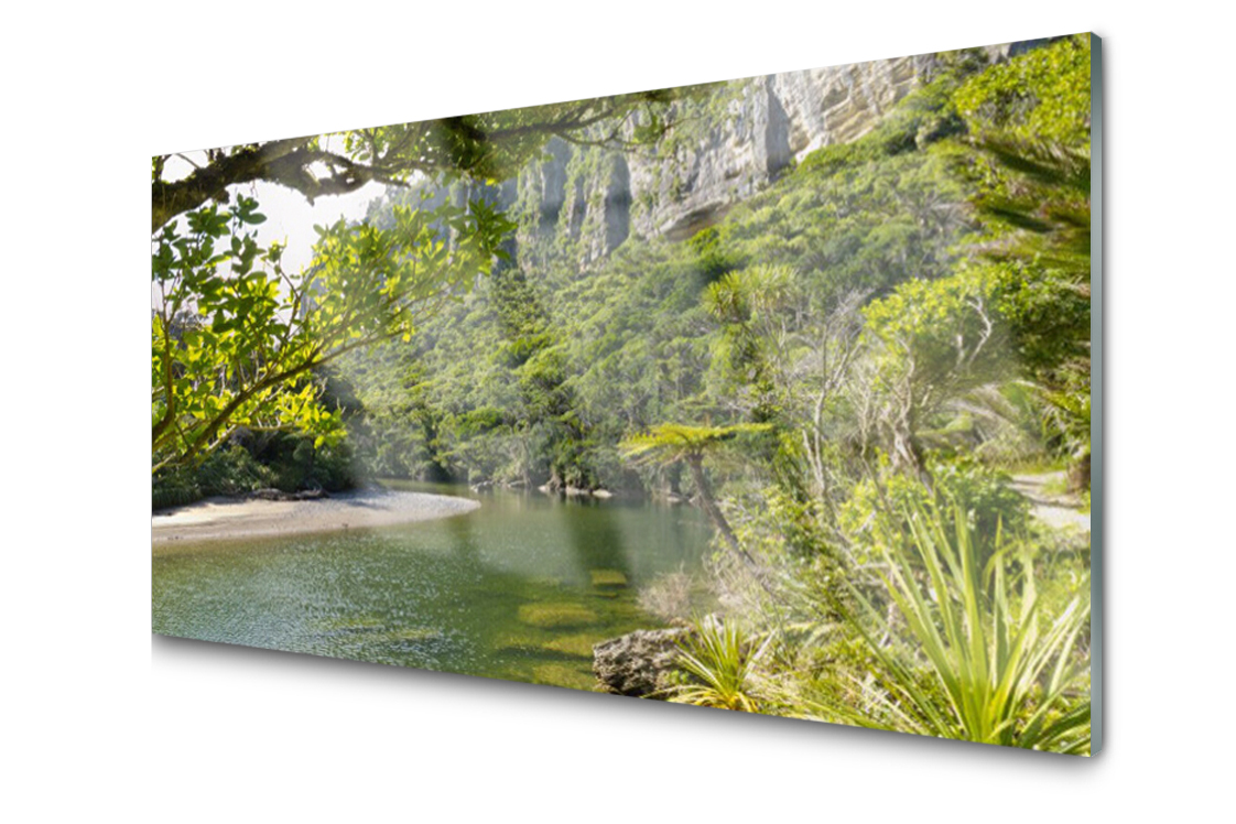 

Panel szklany dekor Jezioro Dekor 120x60 + Klej