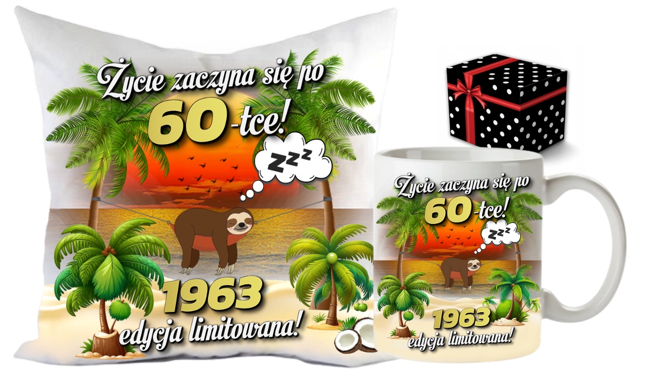

Śmieszny Na 60 Urodziny Kubek Poduszka