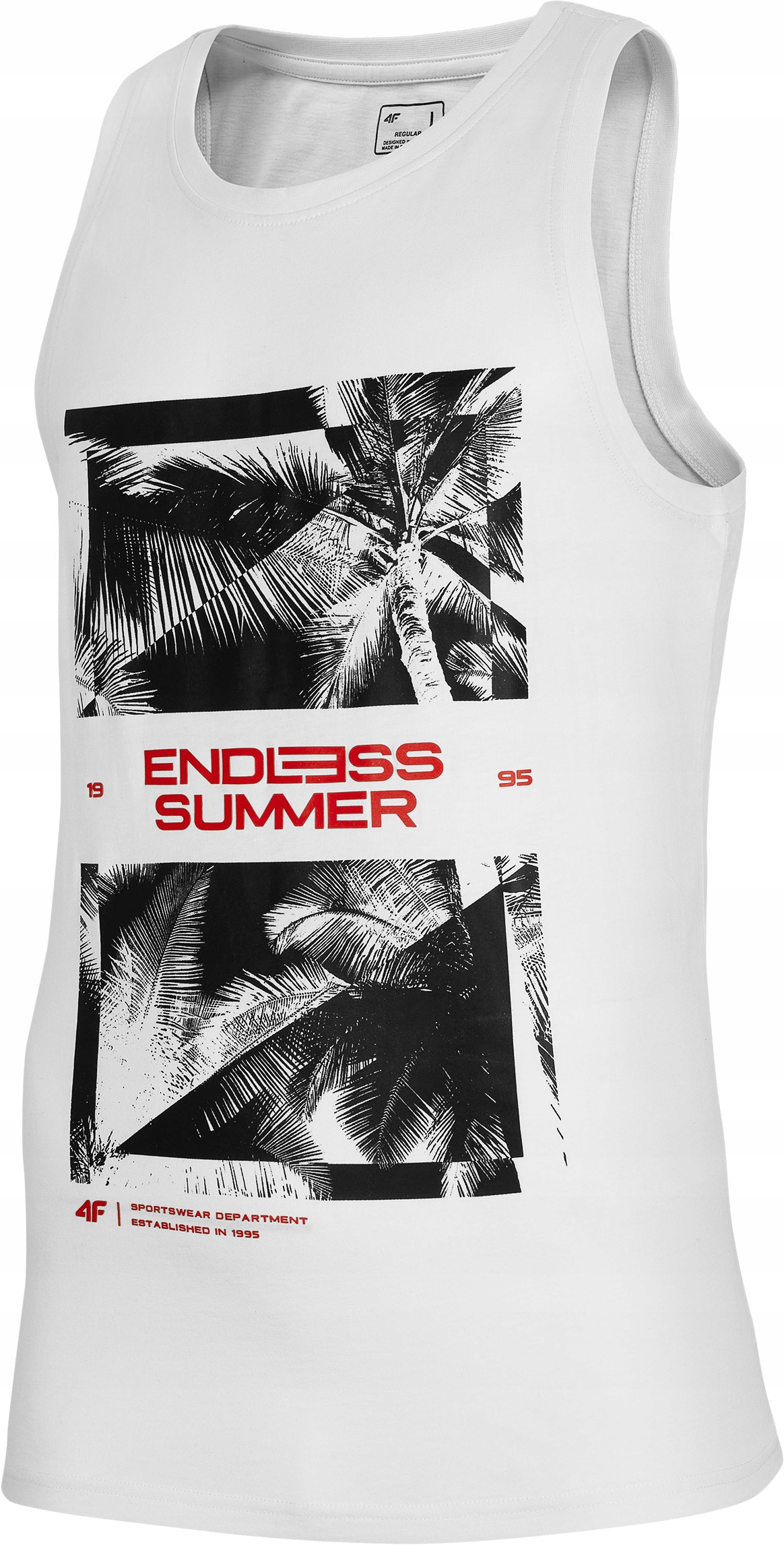 

T-shirt męski 4F TSM033 bokserka Biała L