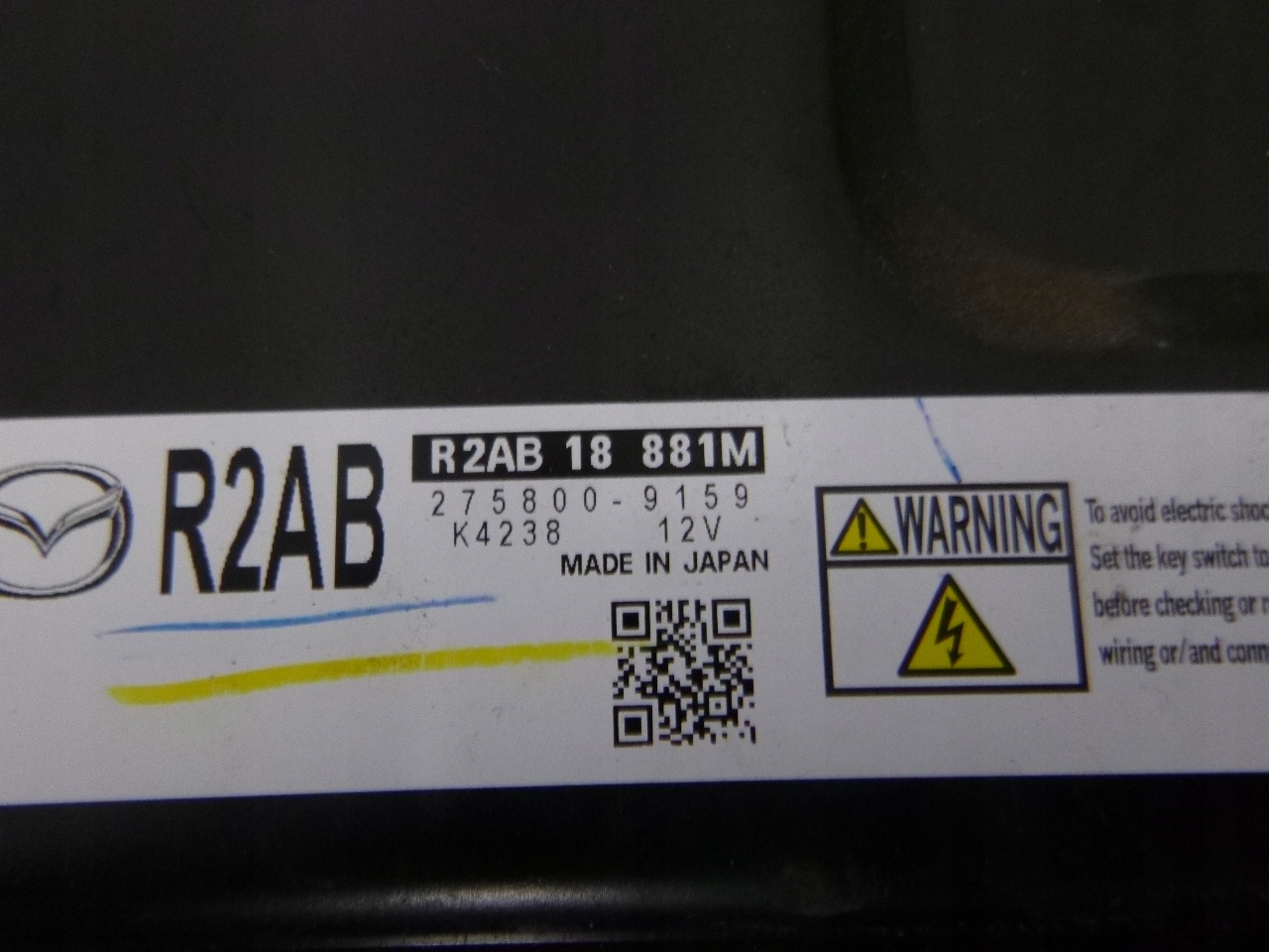 MAZDA 6 GH 08-12 2.2 computer motore R2AB18881M