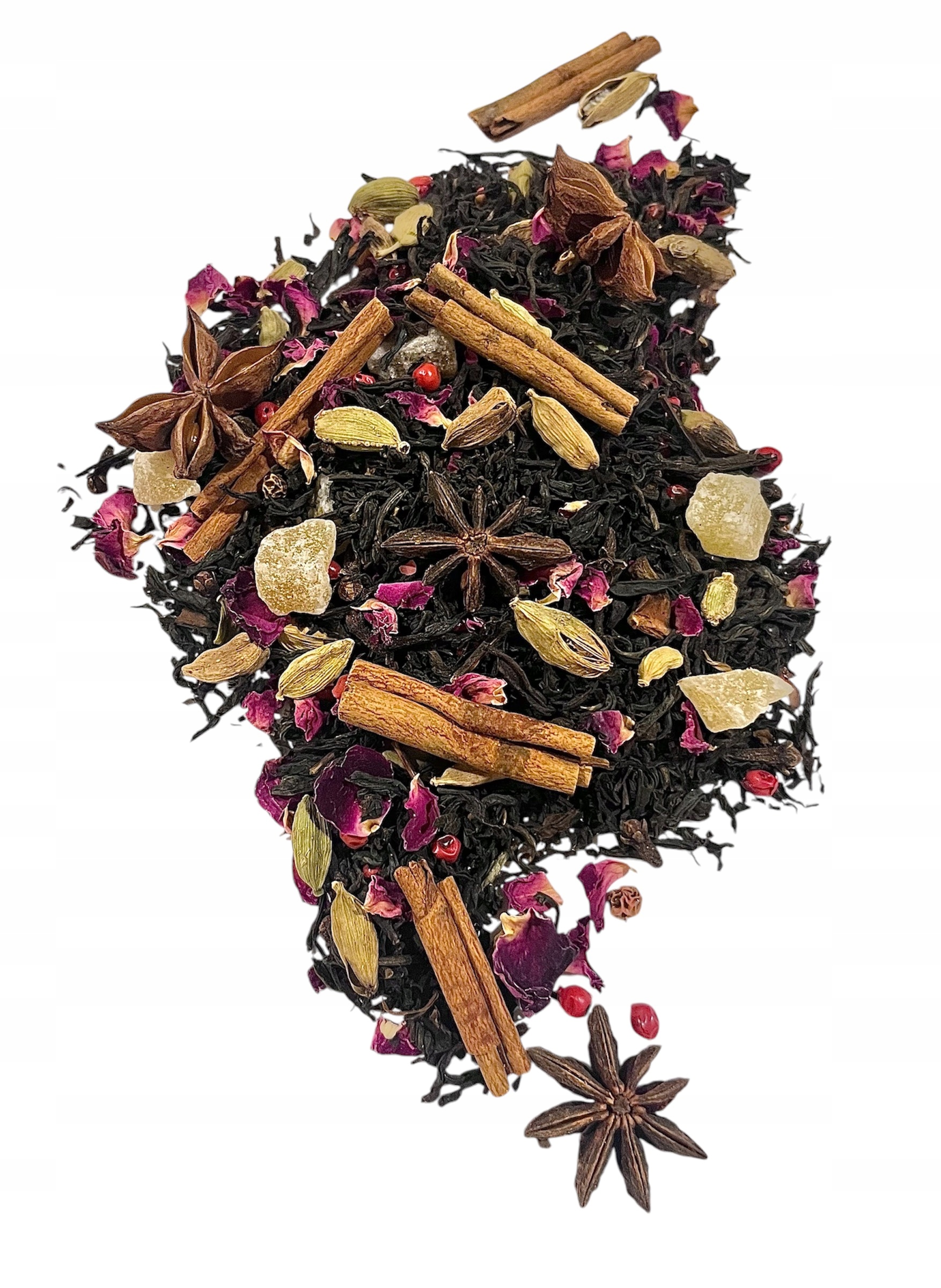 Herbata czarna liściasta sypana Złoto Orientu 1kg korzenna Zimowy Aromat