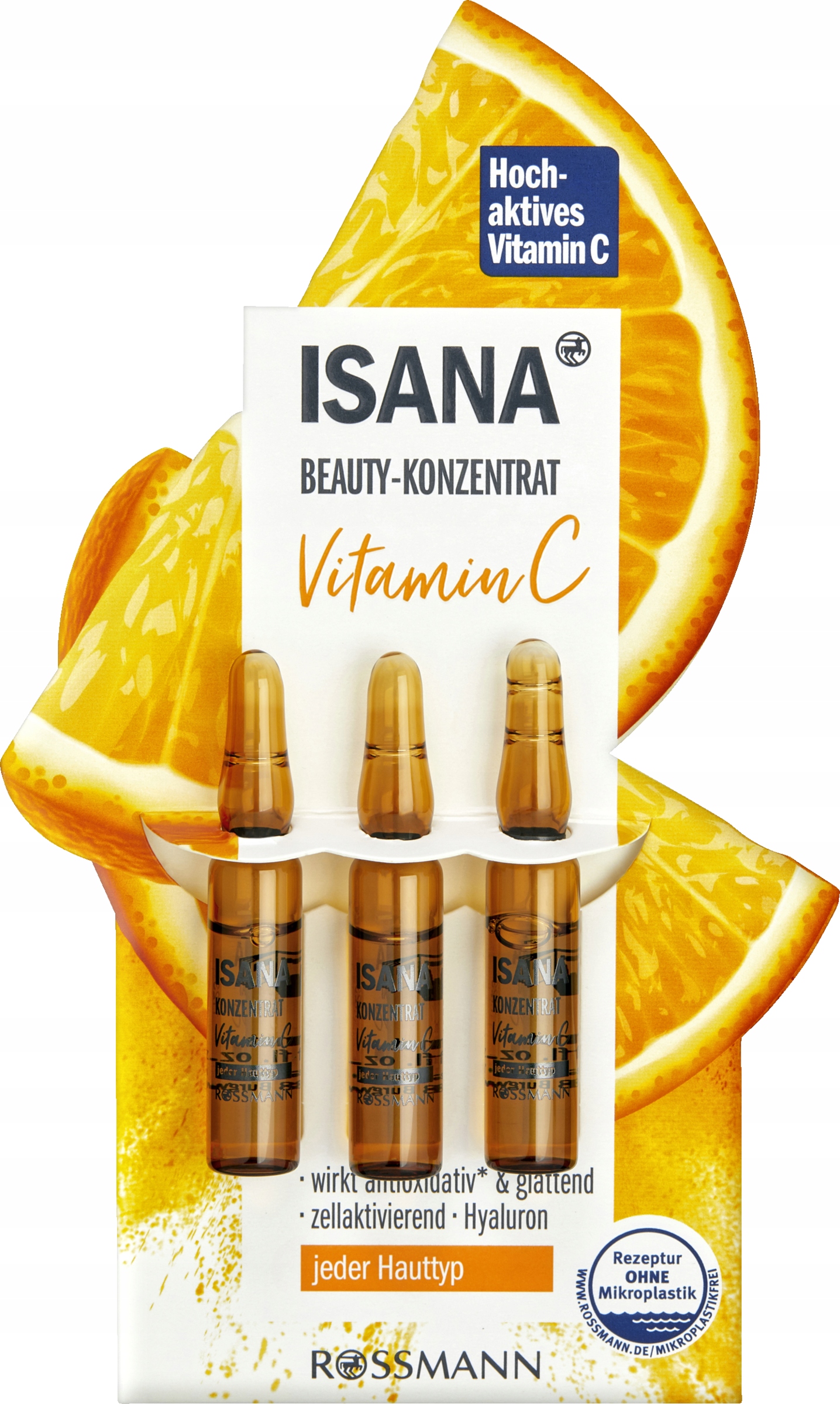 ISANA VITAMIN C SERUM DO TWARZY W AMPUŁKACH