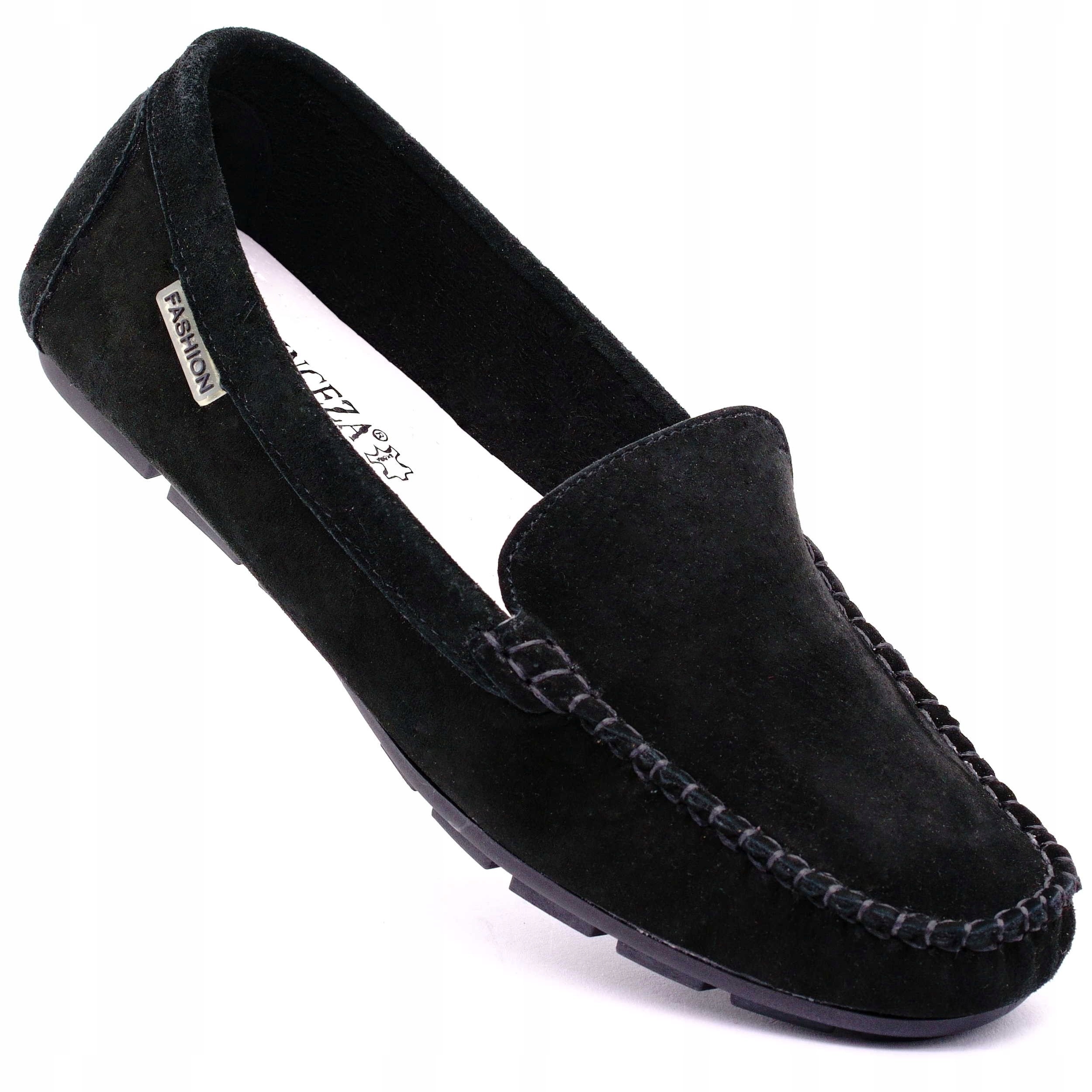 

Mokasyny Buty Damskie Skóra Naturalna Vinceza 40