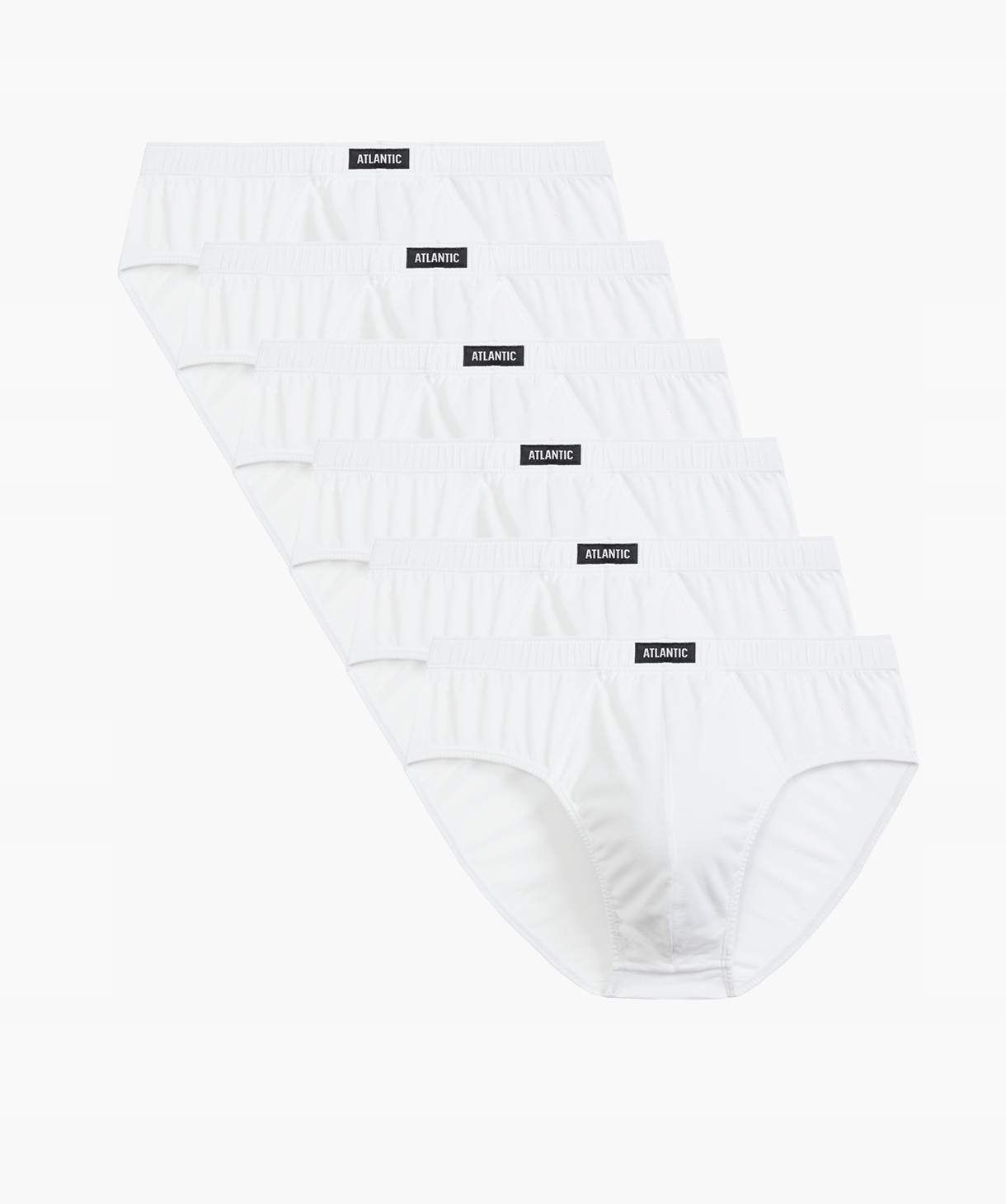 6-PACK Pánské slipy slipy Atlantic bavlna L